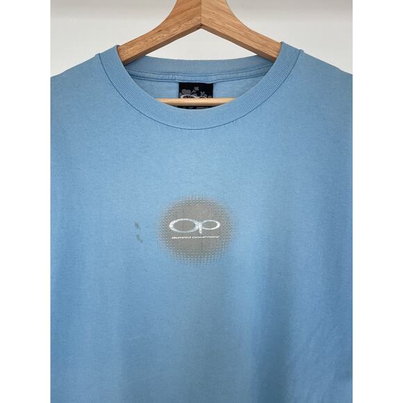 Vintage Y2K 90's Ocean Pacific Blue Logo Surf T-Shirt Sz L/XL Surfer Sport - Picture 8 of 9